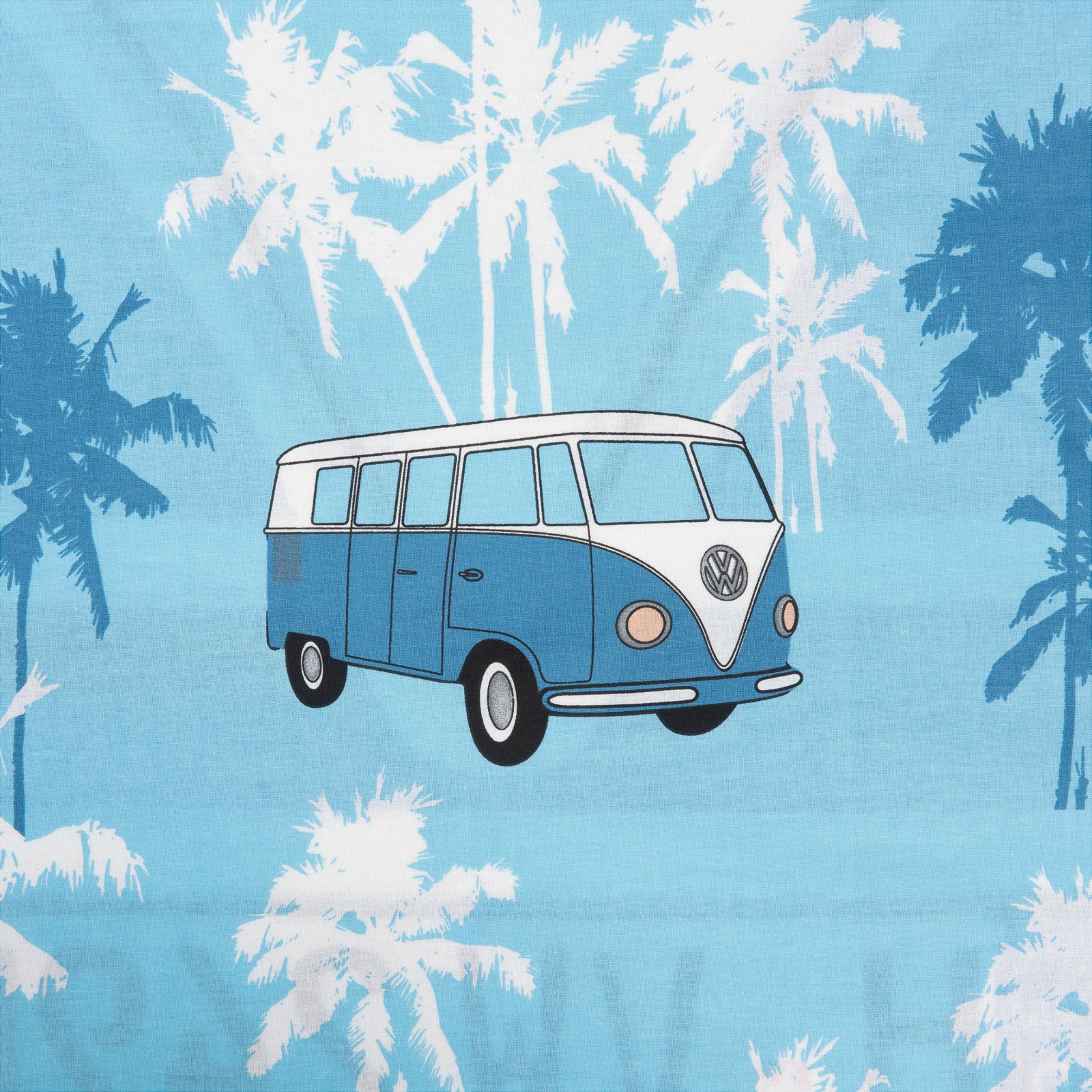 Bettwäsche VW Bus am Strand