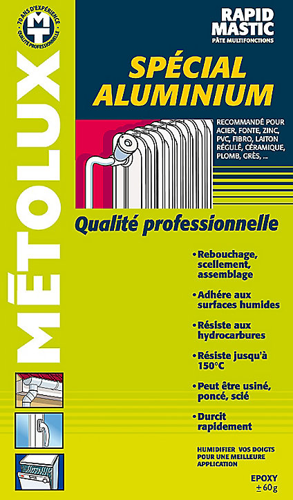 Metolux Rapid Mastic spécial Aluminium