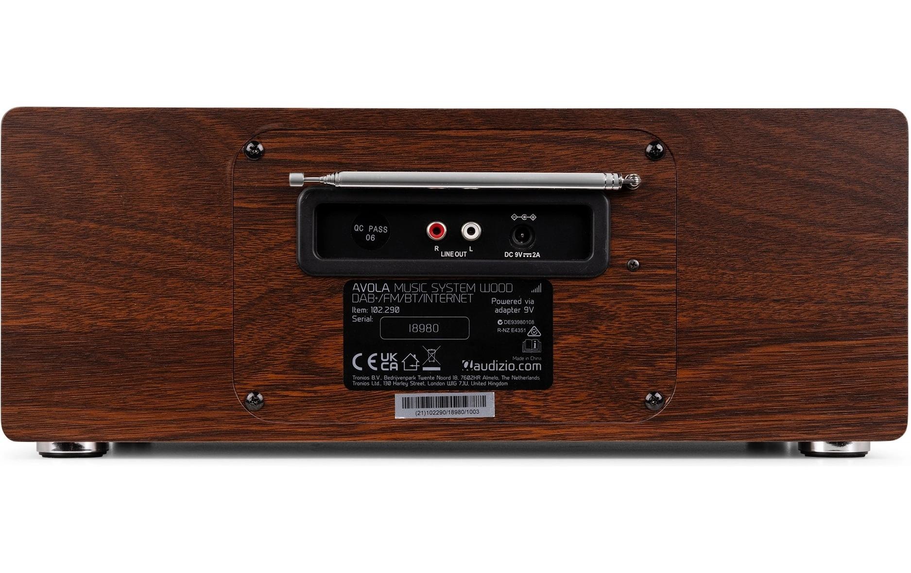 AUDIZIO Digitalradio (DAB+) »Avola« ( Digitalradio (DAB+) | FM-Tuner )
