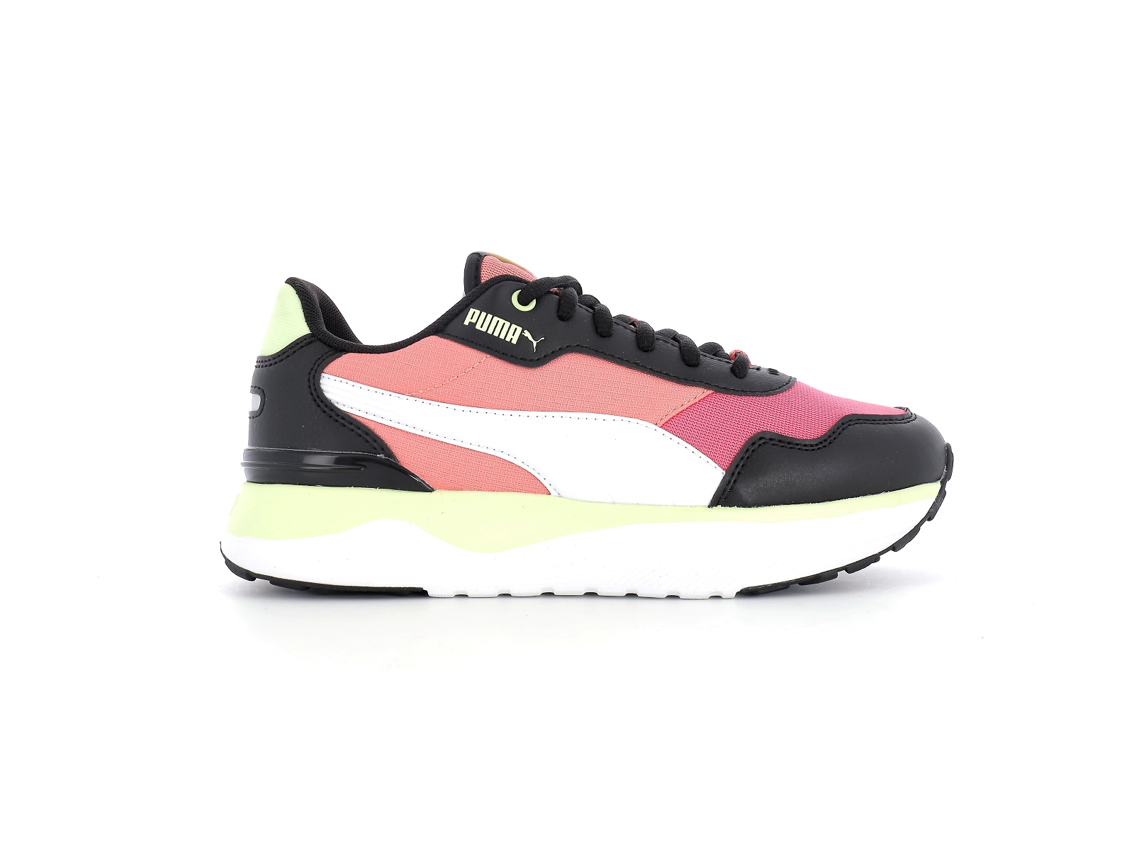 Puma-380729 Matières combinées Noir Rose