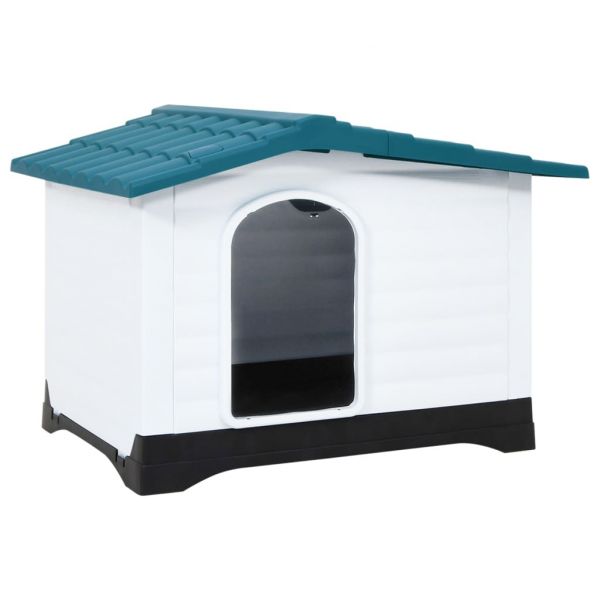 Casota para Cães 90,5x68x66 cm Polipropileno Azul - 152229