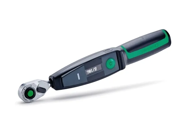 STAHLWILLE 701/2, Digital momentnøgle, Ft-lb, In-lb, Nm, Elektronisk, 1 - 20 Nm, Sort, Grøn, DIN EN ISO 6789-2: 2017