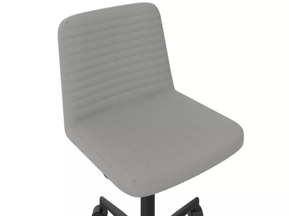 Corey | Chaise de bureau en tissu gris