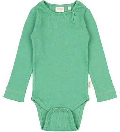 Petit Piao Body l/ä - Rib - Modal - Green Fichte