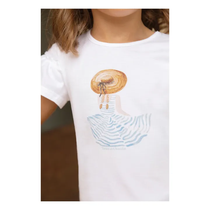 Tartine et Chocolat T-Shirt Manches à Volants | Bleu