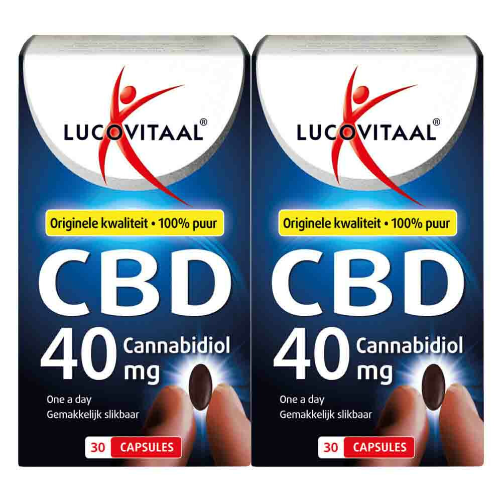2x Lucovitaal CBD 40 mg capsules30 capsules