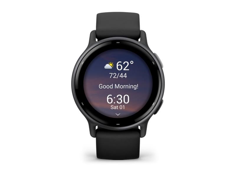 GARMIN GPS-Sportuhr Vivoactive 5 Grau/Schwarz Smartwatch