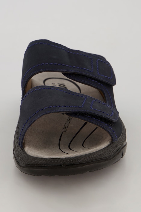 Herren Pantolette, Jomos, Leder, Klettriegel, bis Gr. 50