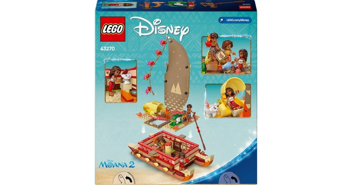 LEGODisney - Vaiana's avonturenkano Constructiespeelgoed  (43270)