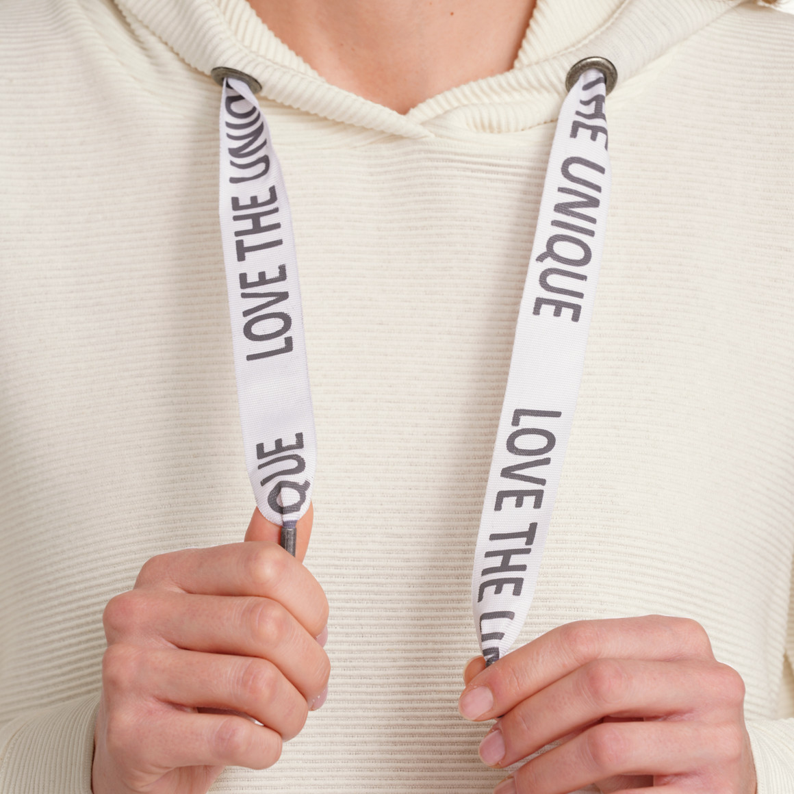 Gina Benotti Damen Sweatshirt im Lagen-Look weiss