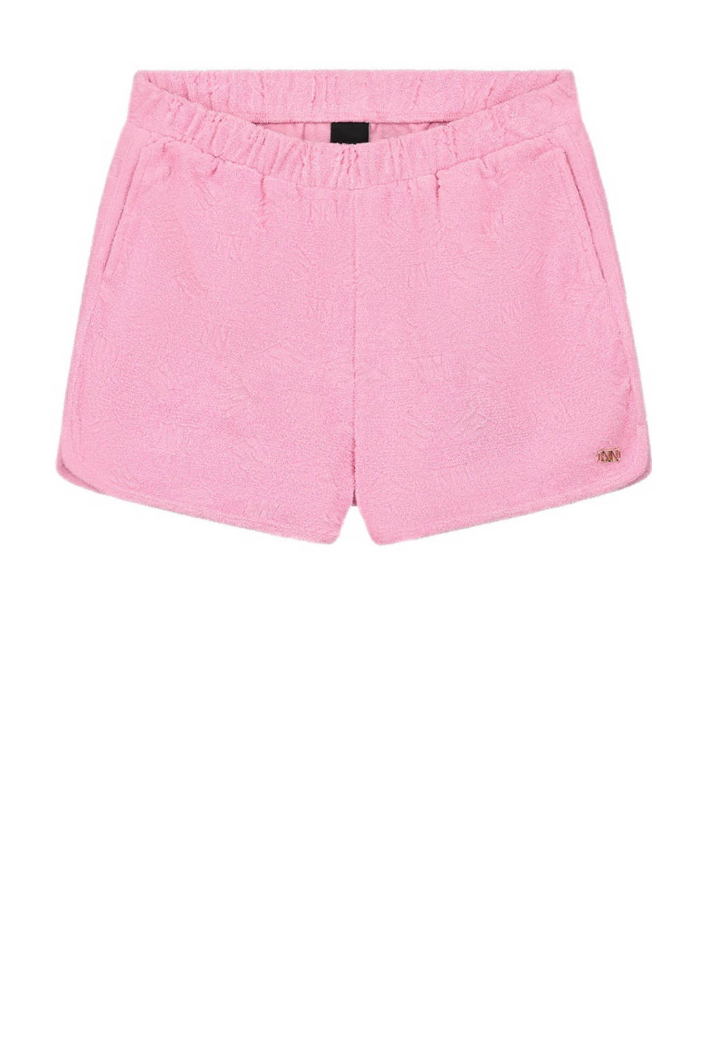 NIK&NIK sweatshort met all over print zoetroze