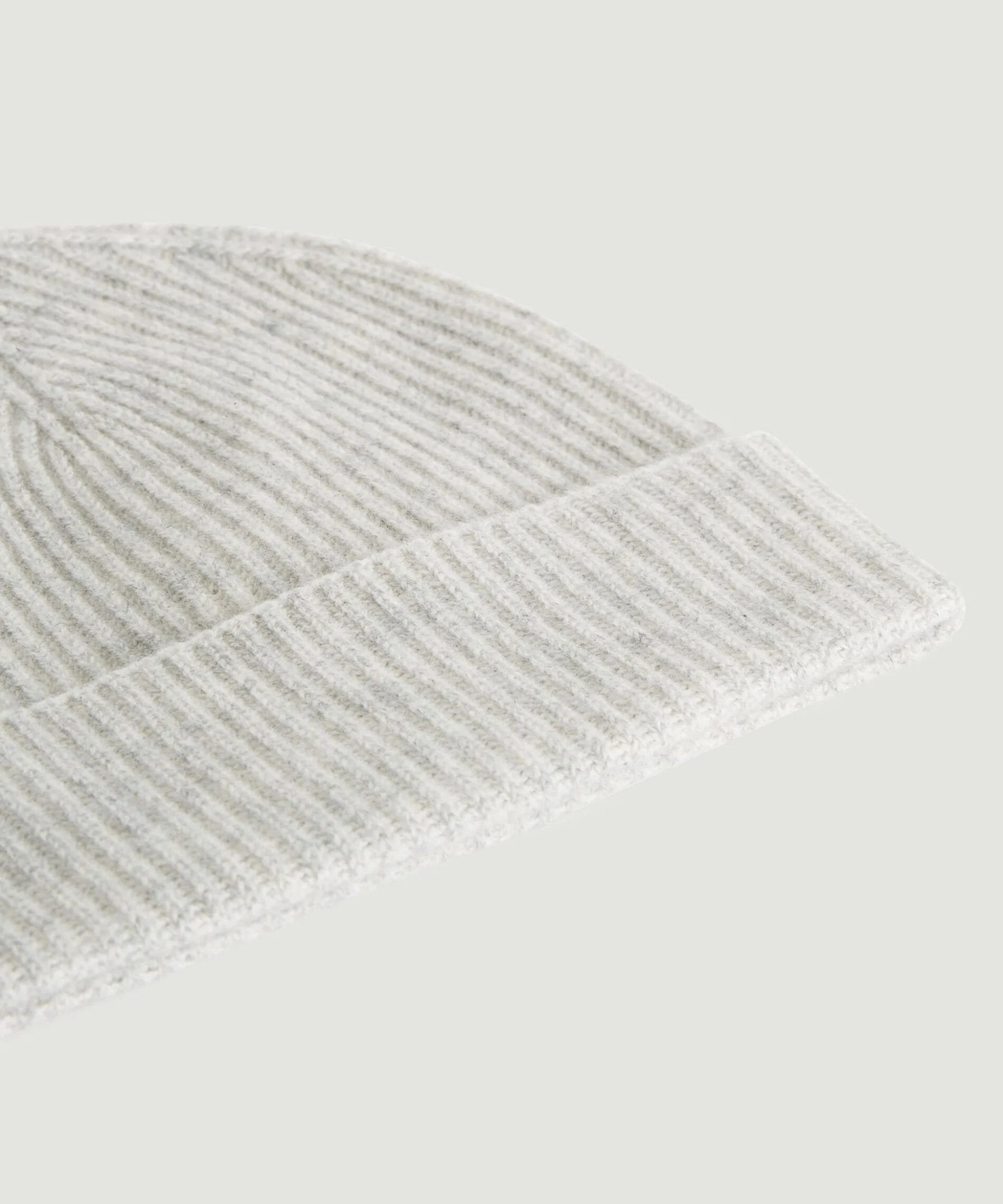 Bonnet bicolore en cachemire | Gris