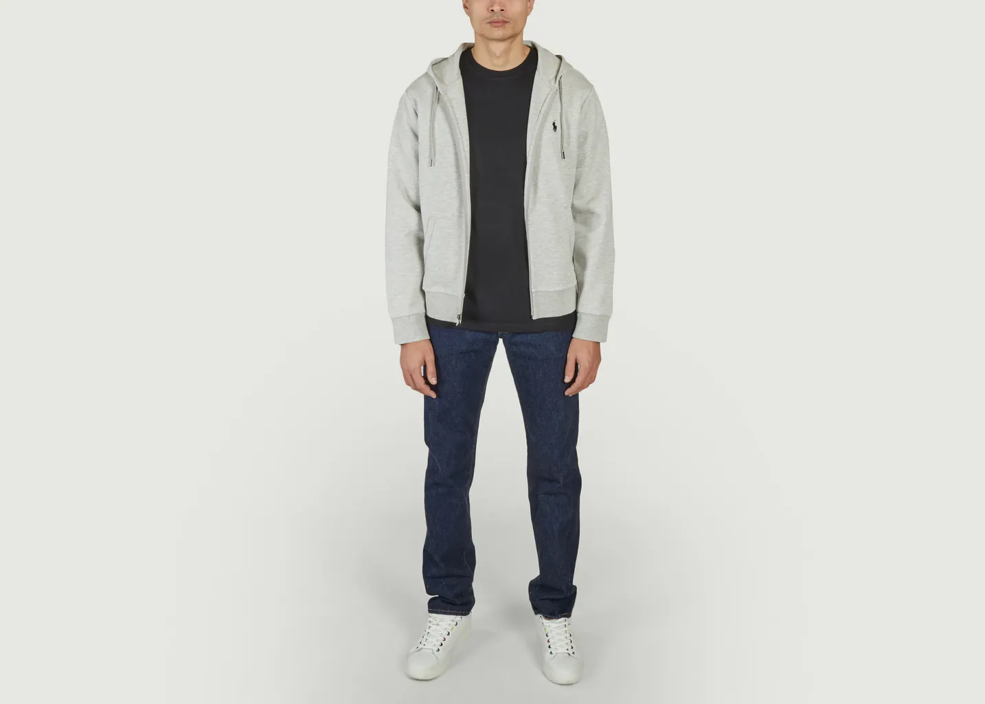 Hoodie zippé siglé Polo Ralph Lauren
