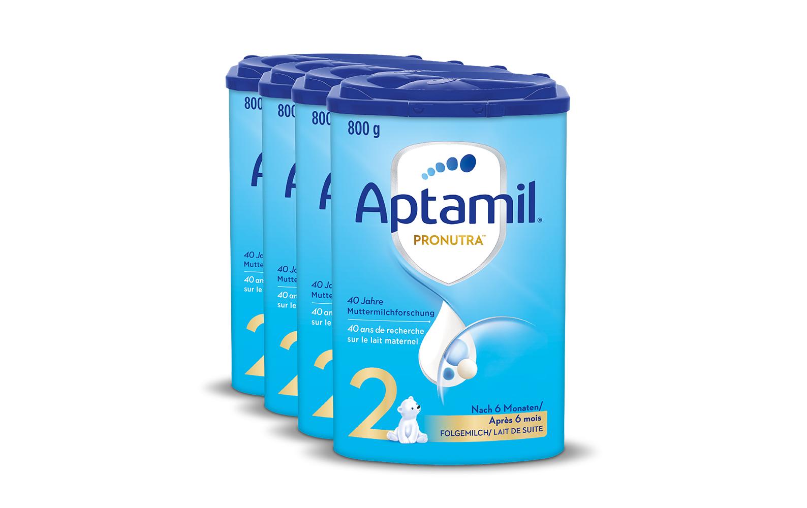 Folgemilch Pronutra 2, Monatsbox 4x 800 gFolgemilch speziell für Ihr Baby ab einem Alter von 6 Monaten