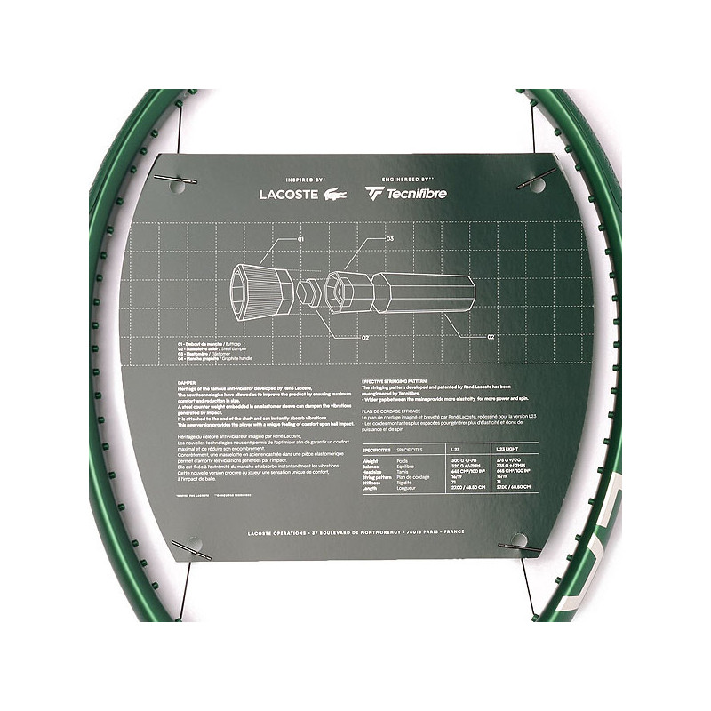 Raquette de tennis Lacoste L23