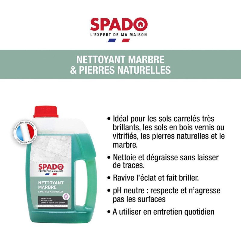 Nettoyant marbre sols brillants 1 L