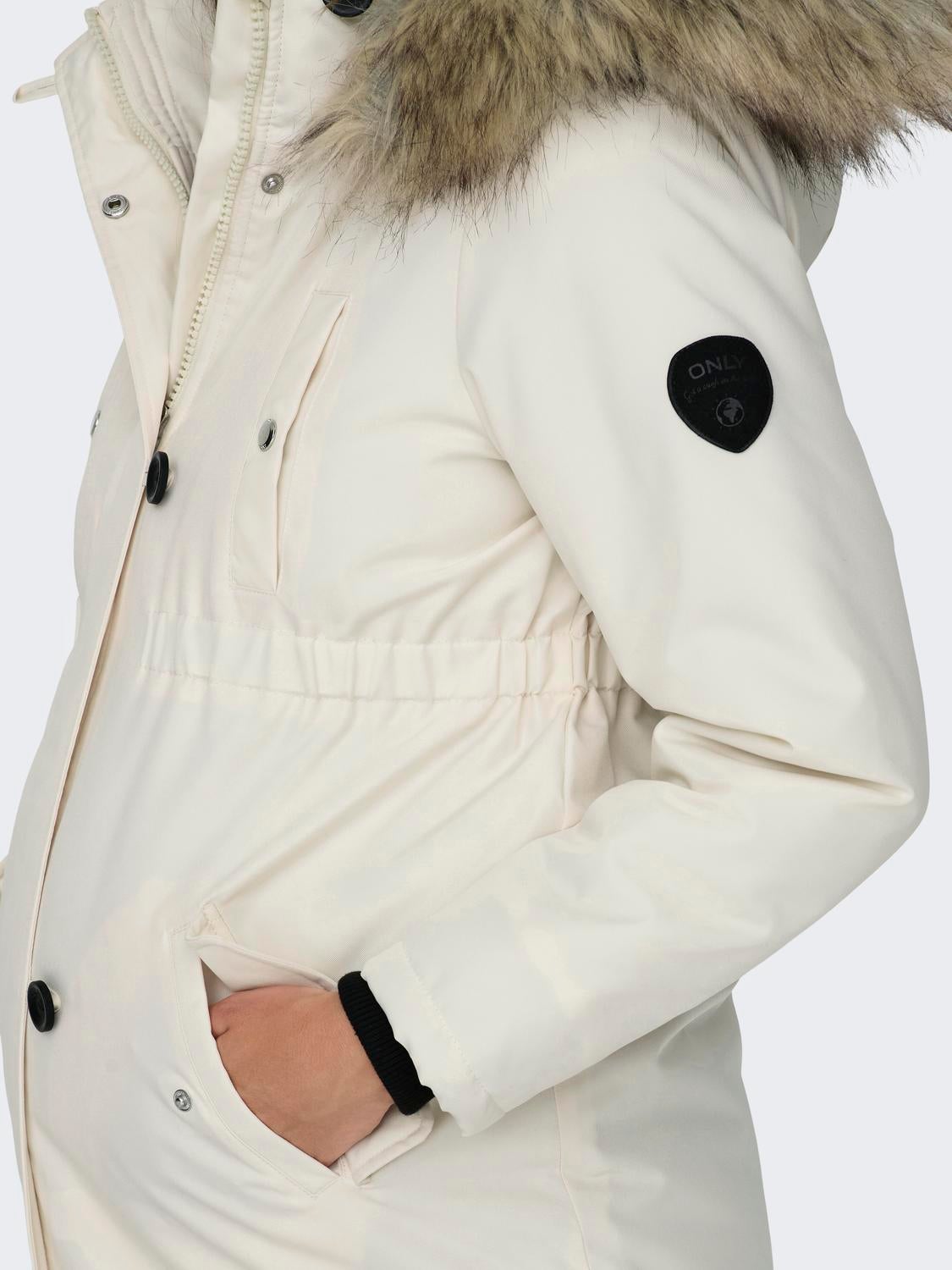 OLMIRIS Langer Parka Eggnog