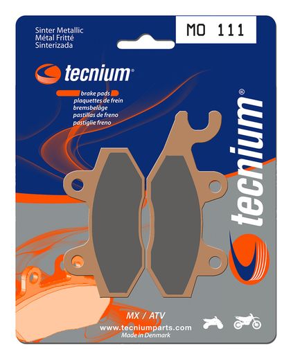 Plaquettes de freins Tecnium MX/Quad métal fritté - MO111