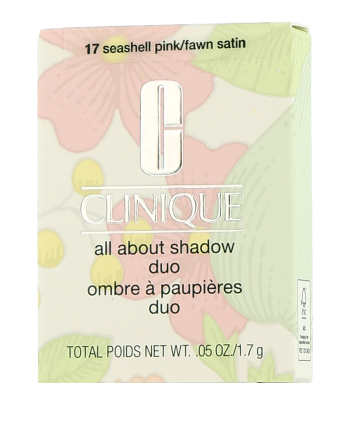 Clinique All About Shadow Duo 17 Seashell Pink/Fawn Satin 1,7g