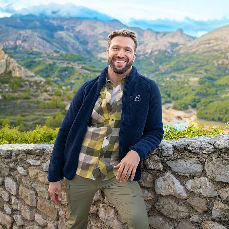 Canyon Full-zip Pile Fleece Herre Navy