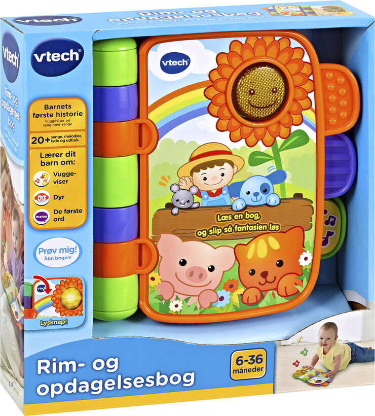 V tech Vtech Baby rim og opdagelsesbog