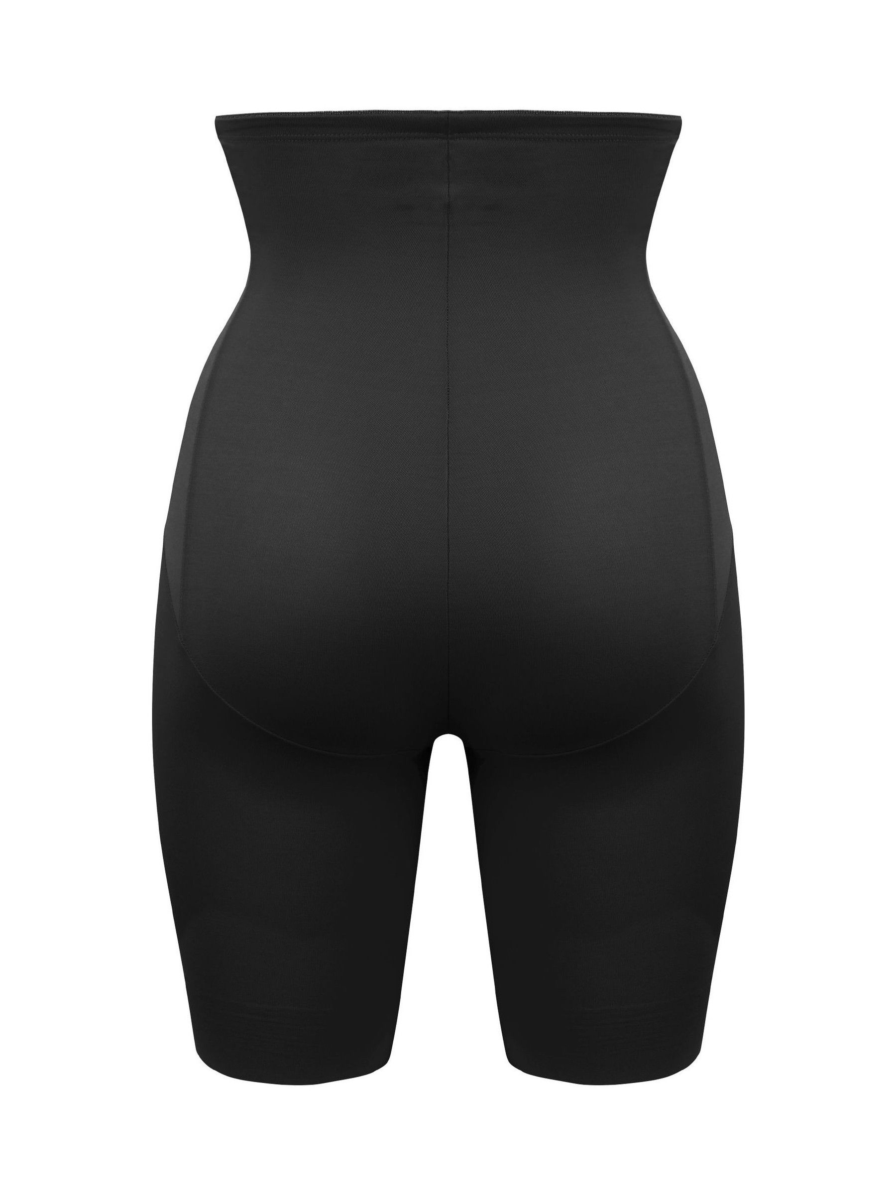 Zwart - Miraclesuit - Extra krachtig vormgevende short met hoge taille en lange pijpjes