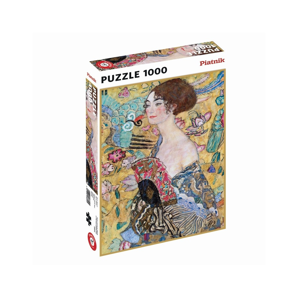 Puzzle - Klimt - Dame à l’Éventail - 1000 pièces