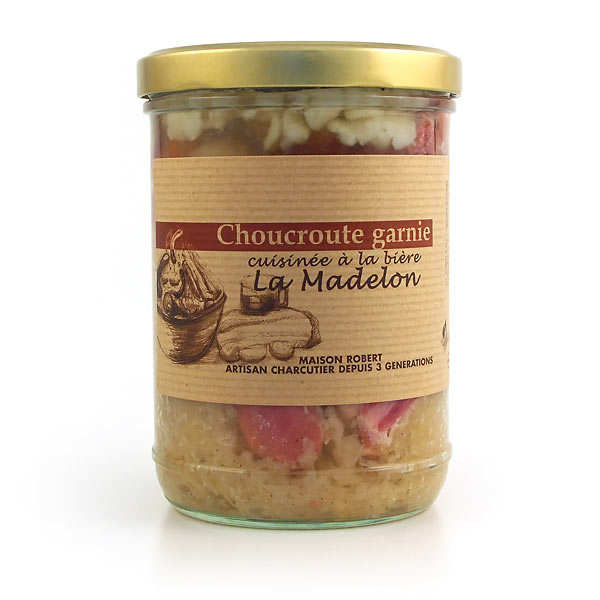 Choucroute garnie cuisinée à la bière 