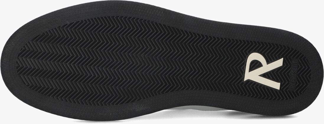 zwarte represent lage sneakers initial sneaker leather