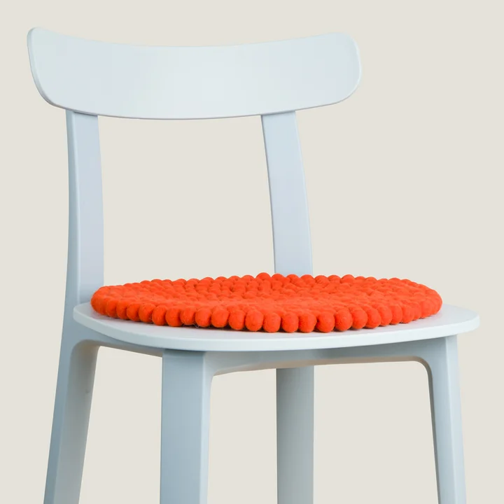 myfelt - Mats Sitzauflage Ø 36 cm, orangerot