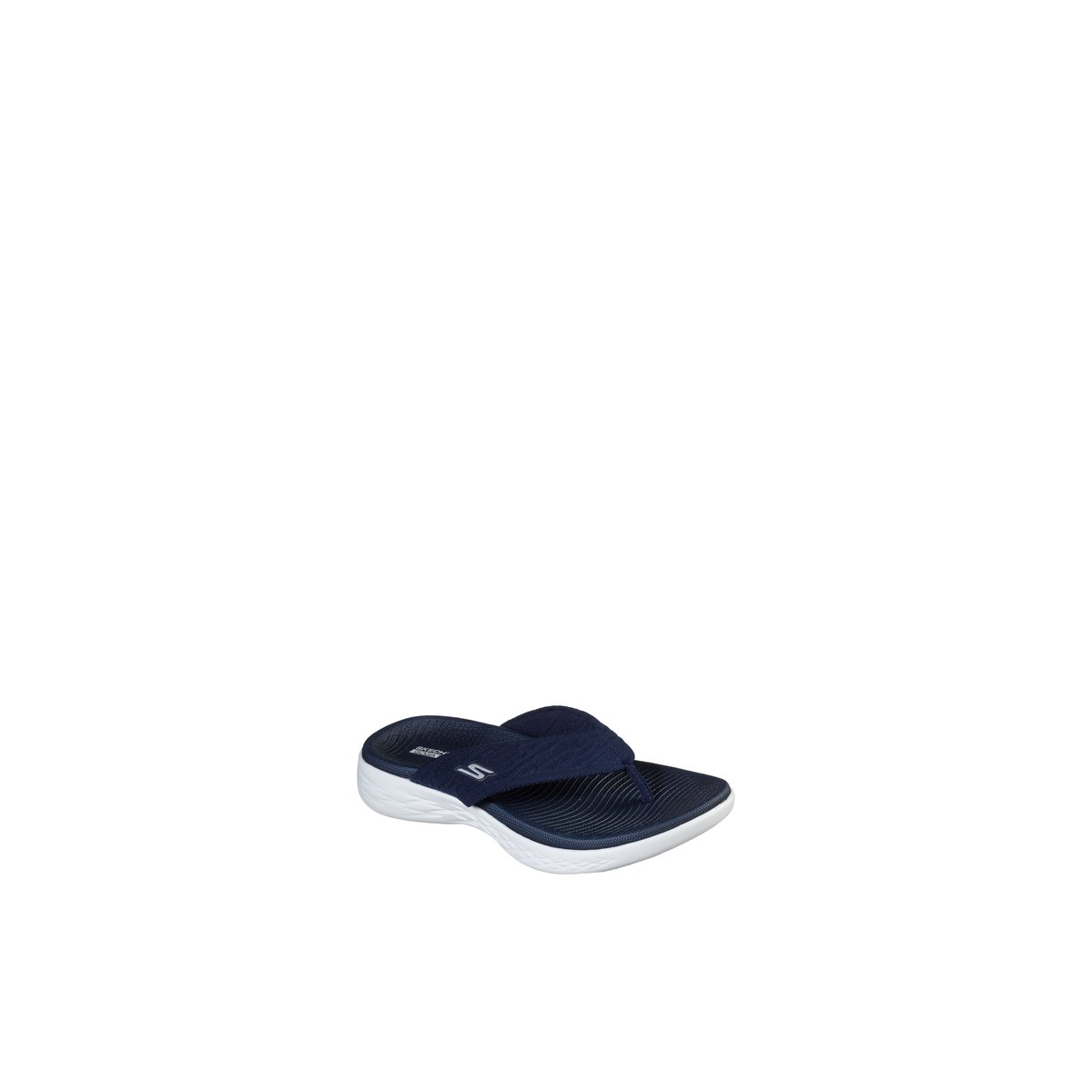 2X les points-Otg_600sunny-Tongs sandales - Talon plat - Marine