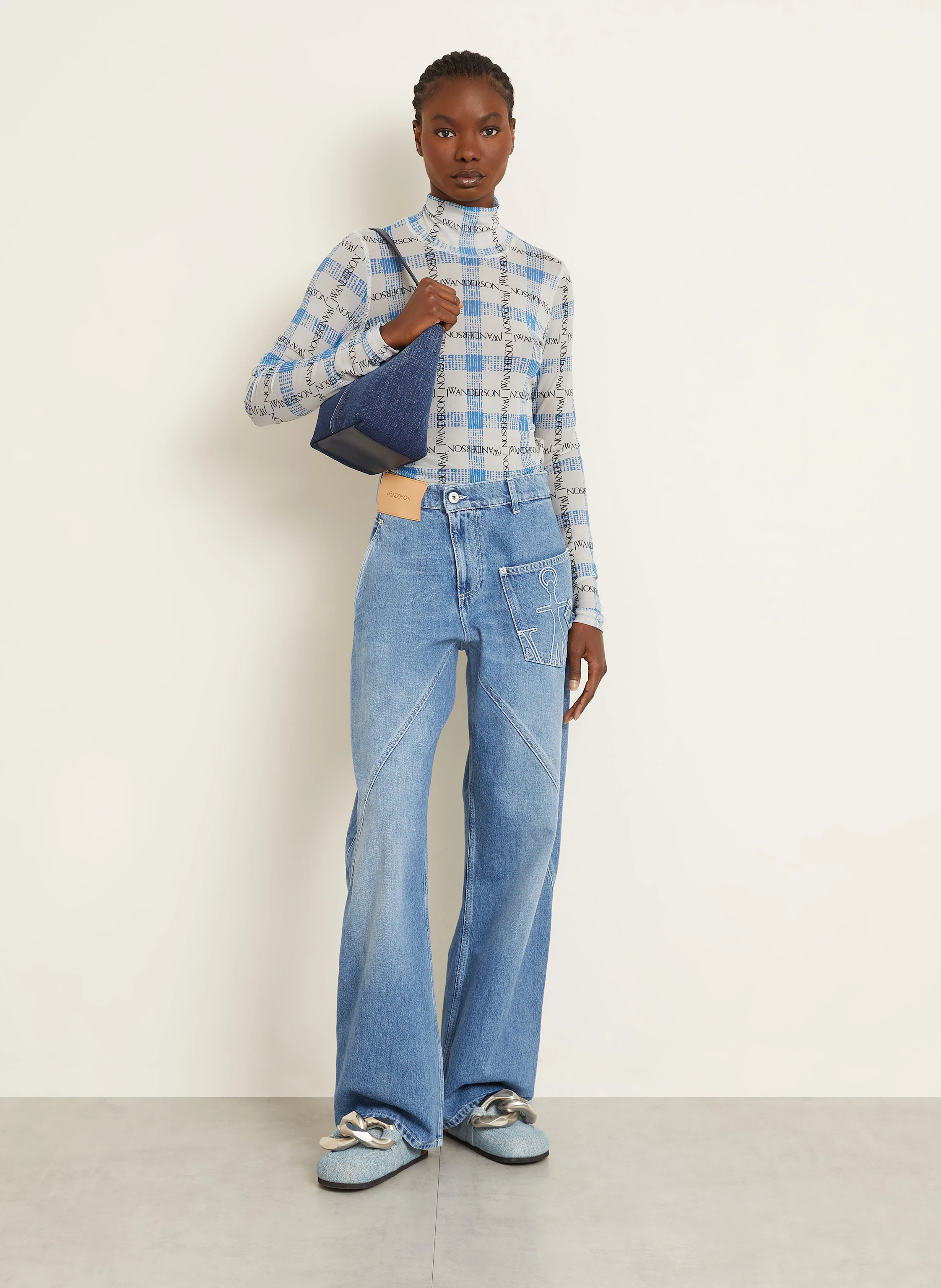 JW ANDERSON Schultertasche THE JWA CORNER SMALL