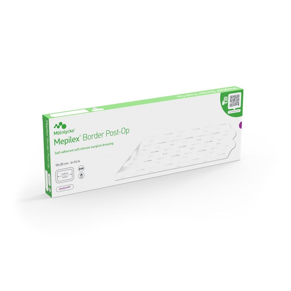 MEPILEX Border Post OP<br>5 Stück, 10x35cm, (neu)