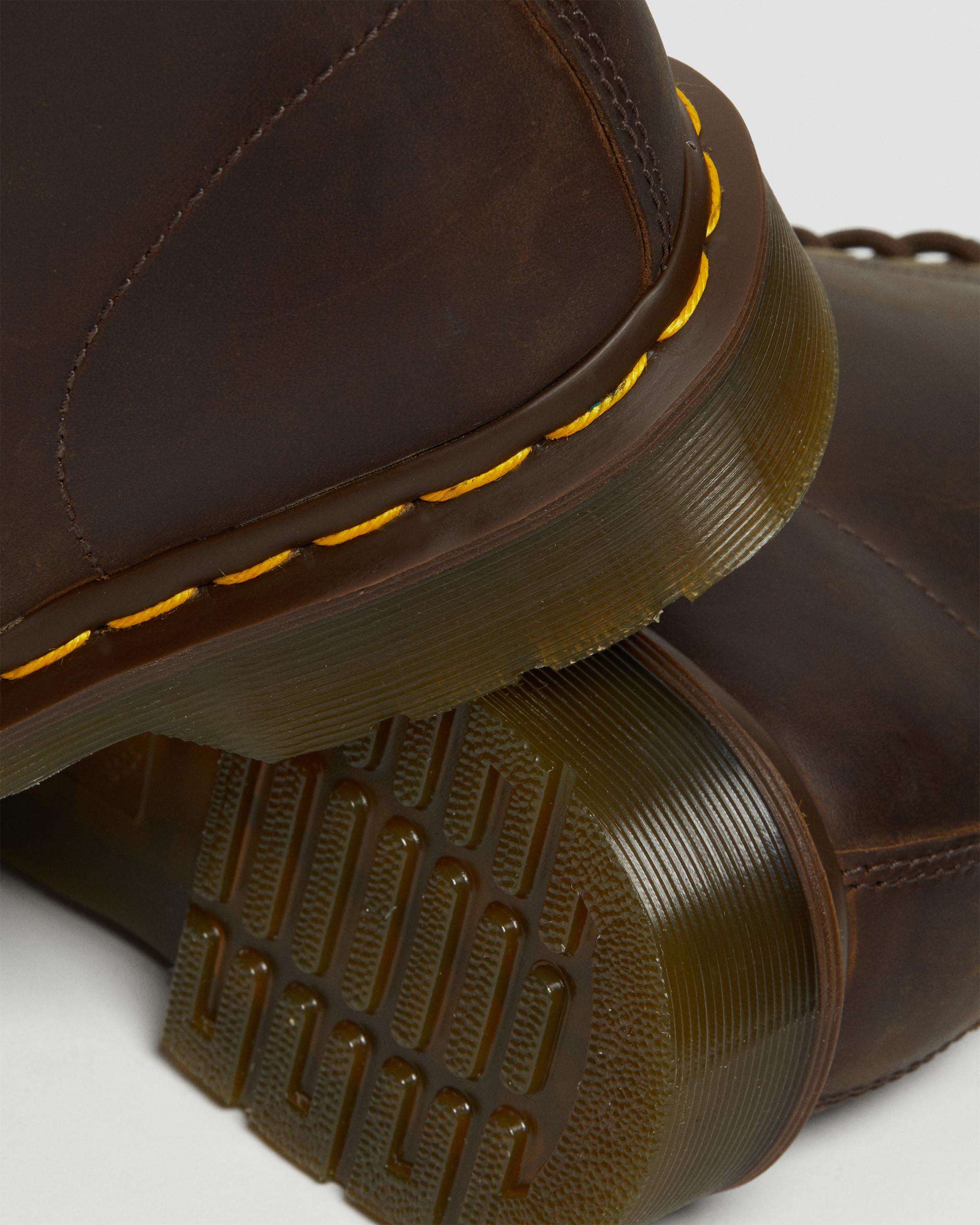 1460 Crazy Horse Leather Lace Up Boots