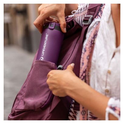 Mug isotherme Lifeventure Flip-Top Purple mat