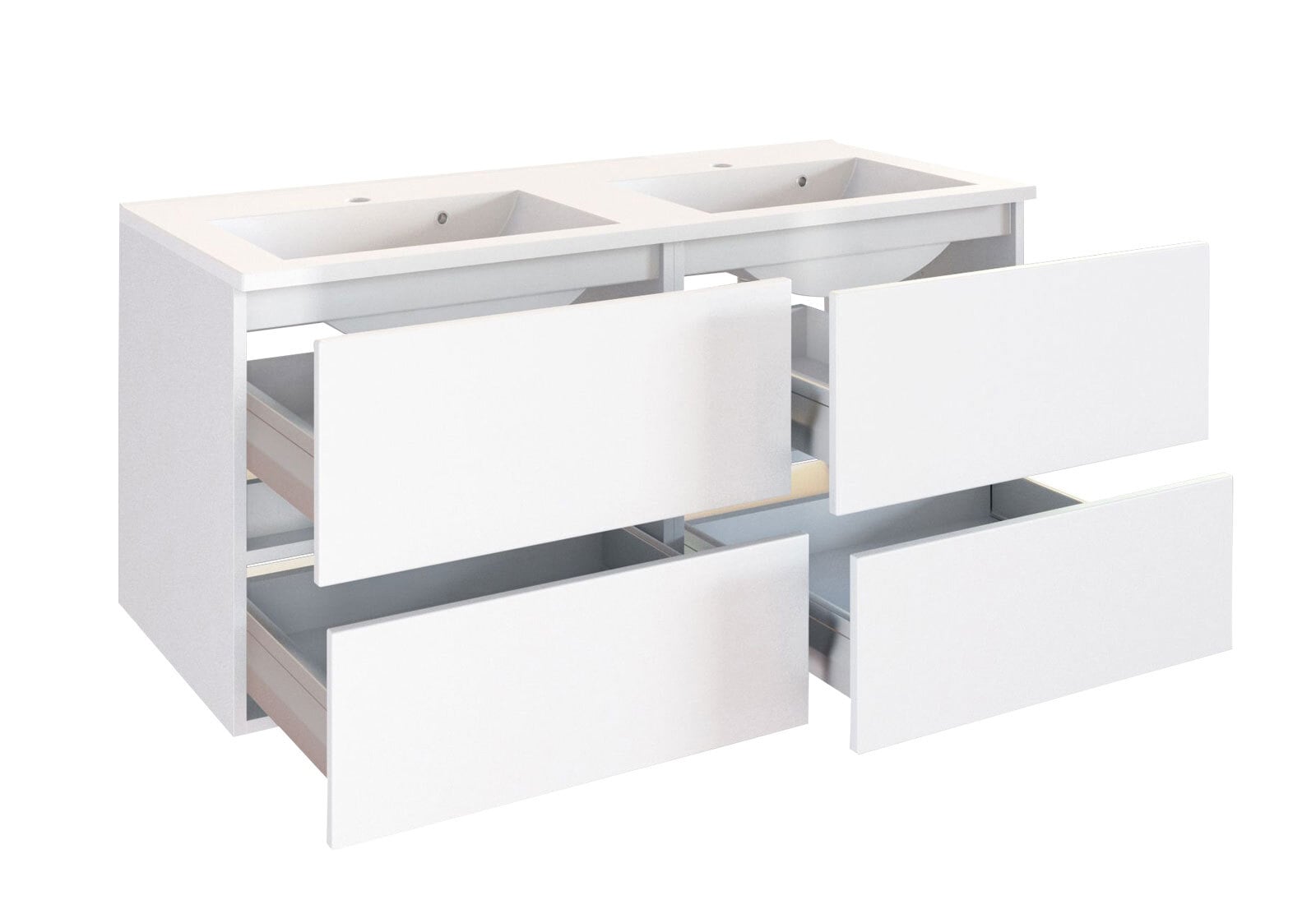 Waschtisch BAABE 120 x 56 cm Weiß matt
