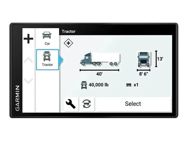 Garmin dezl LGV610 - GPS-navigator - automotiv 6