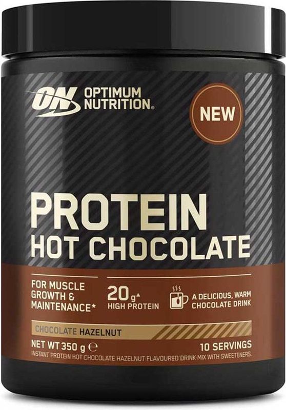 Optimum Nutrition - Protein Hot Chocolate - 350gr - Chocolade Hazelnoot