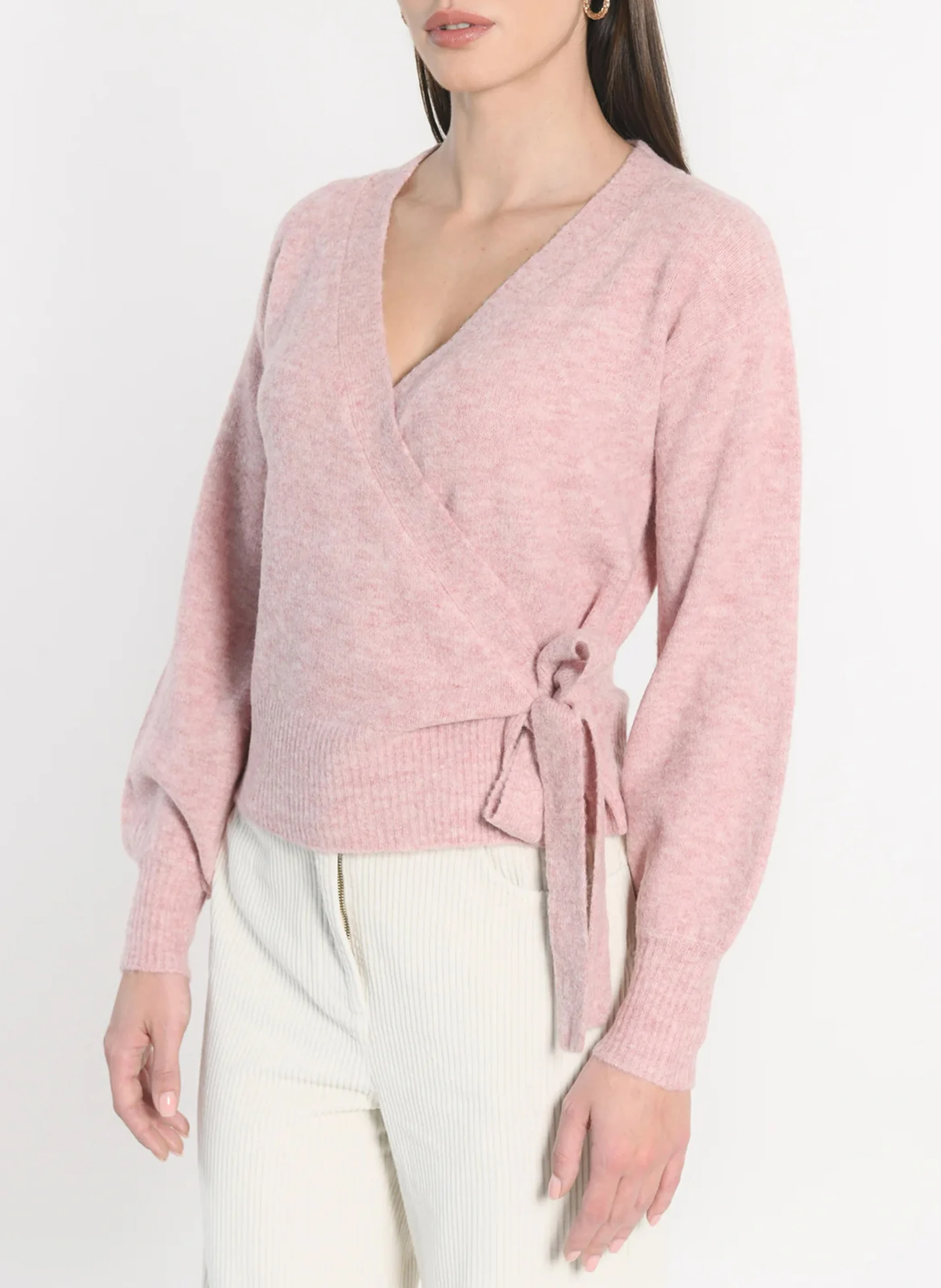 CONNIE - Gilet cache coeur | Rose