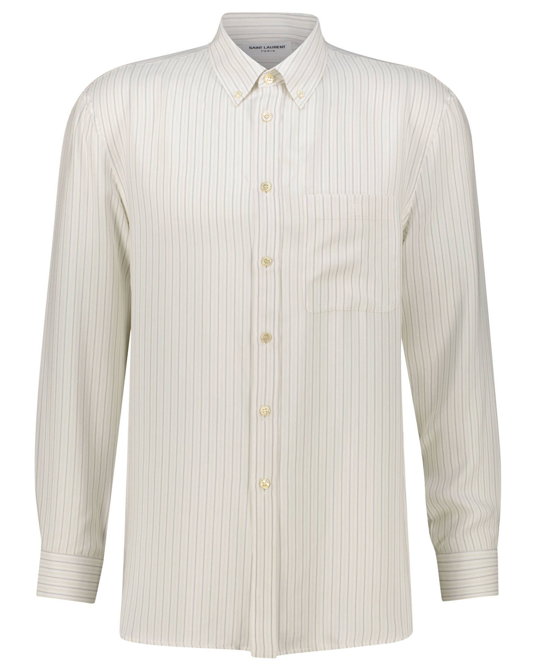 Saint Laurent| Herren Hemd aus Seidensatin