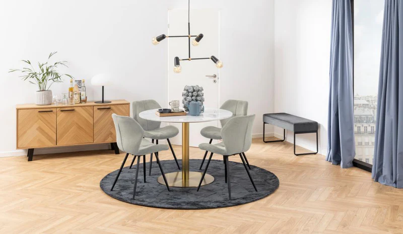 Eetkamerstoel Ringe beige - set van 2