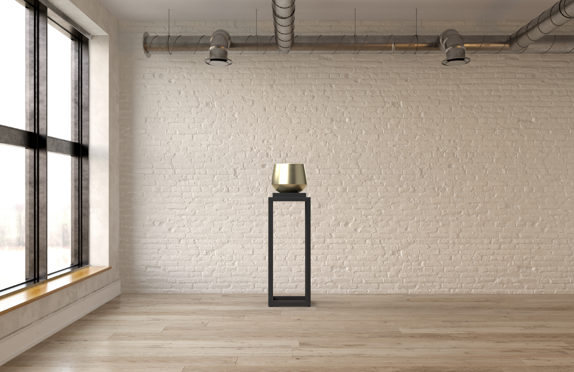 Plantenzuil light 35x35x85 cm