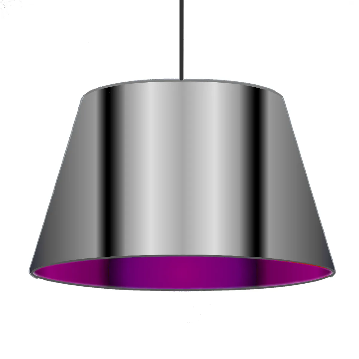 Corep Lustre Suspension - Argent brillant/Rose