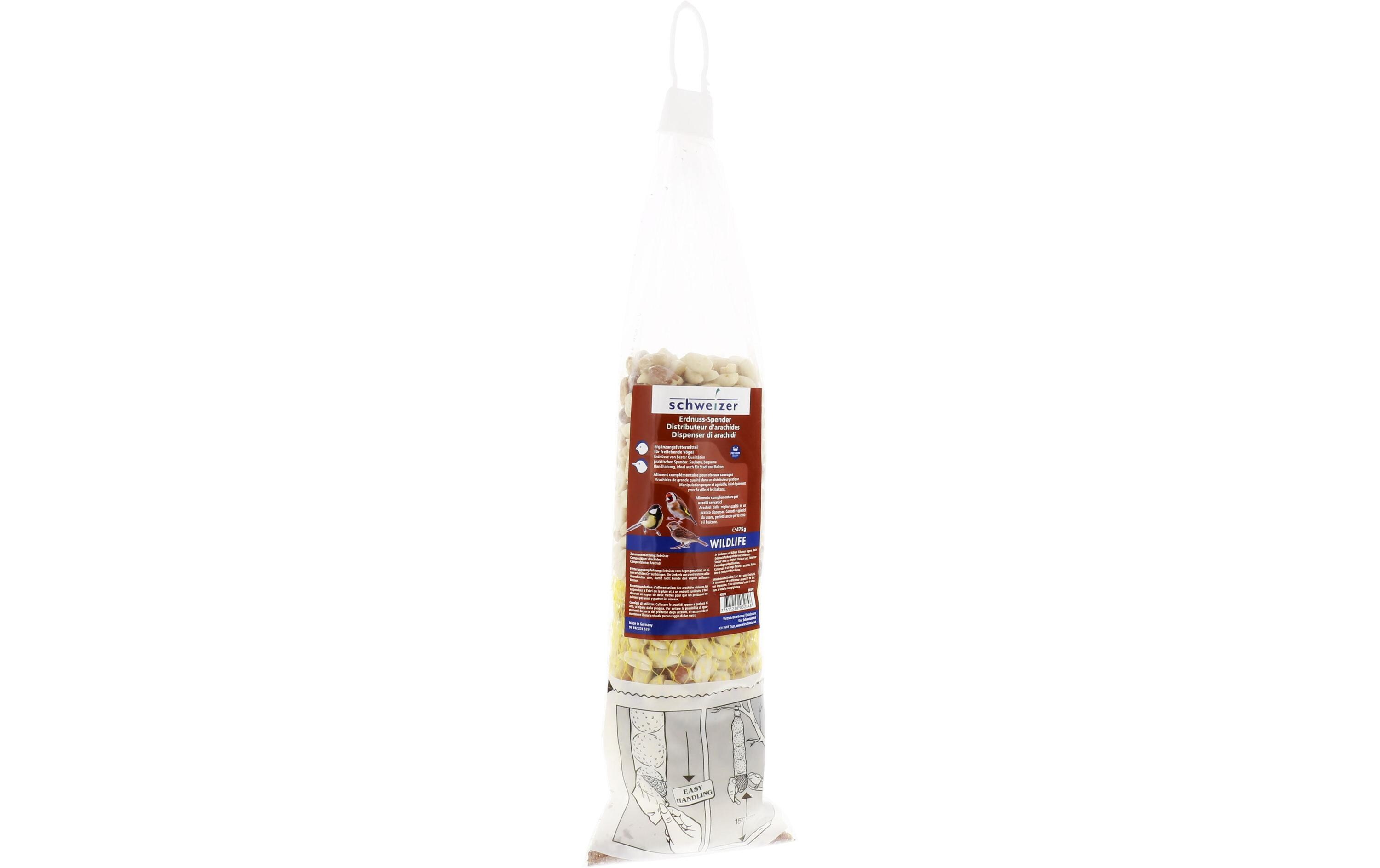 Wintervogelfutter Premium Erdnuss-Spender, 475 gPraktischer Erdnuss-Spender