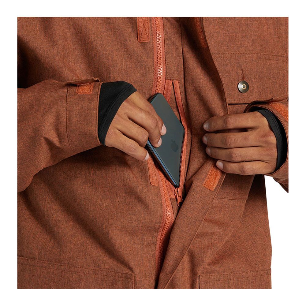 DC Shoes SERVO - Veste ski Homme auburn