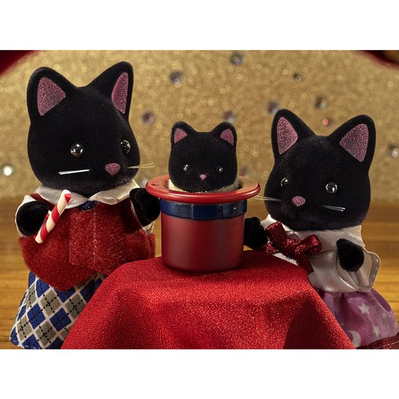 La famille chat magicien - Sylvanian Families 5530