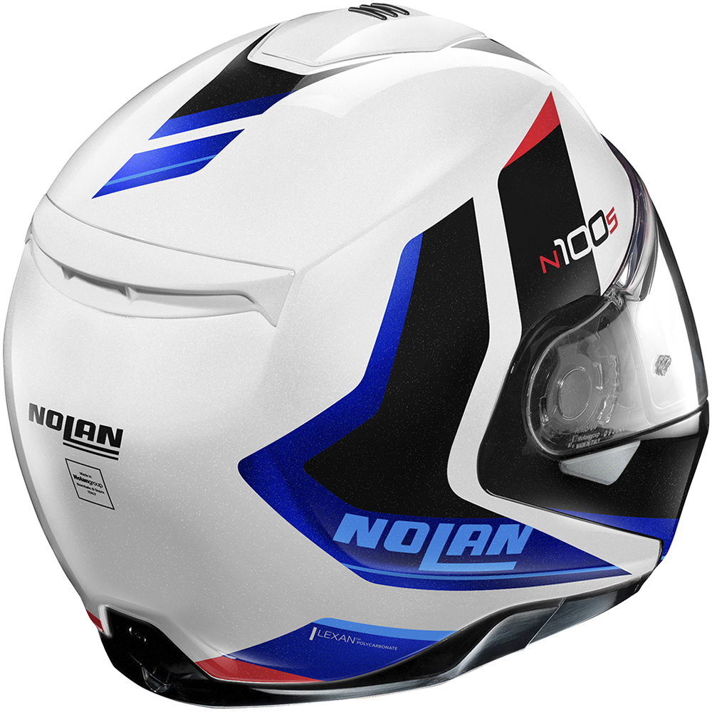 Nolan - Casque N100-5 Hilltop N-Com Blanc / Bleu