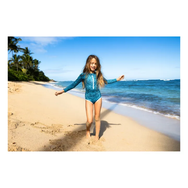 Beach & Bandits Maillot 1 Pièce Anti-UV Deep Ocean | Bleu