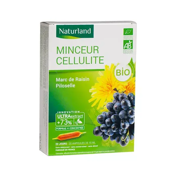 Naturland Celulite Orgânica Emagrecedora 20 ampolas