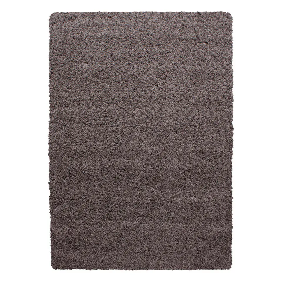 Basic Shaggy vloerkleed Taupe Hoogpolig - 140x200 CM
